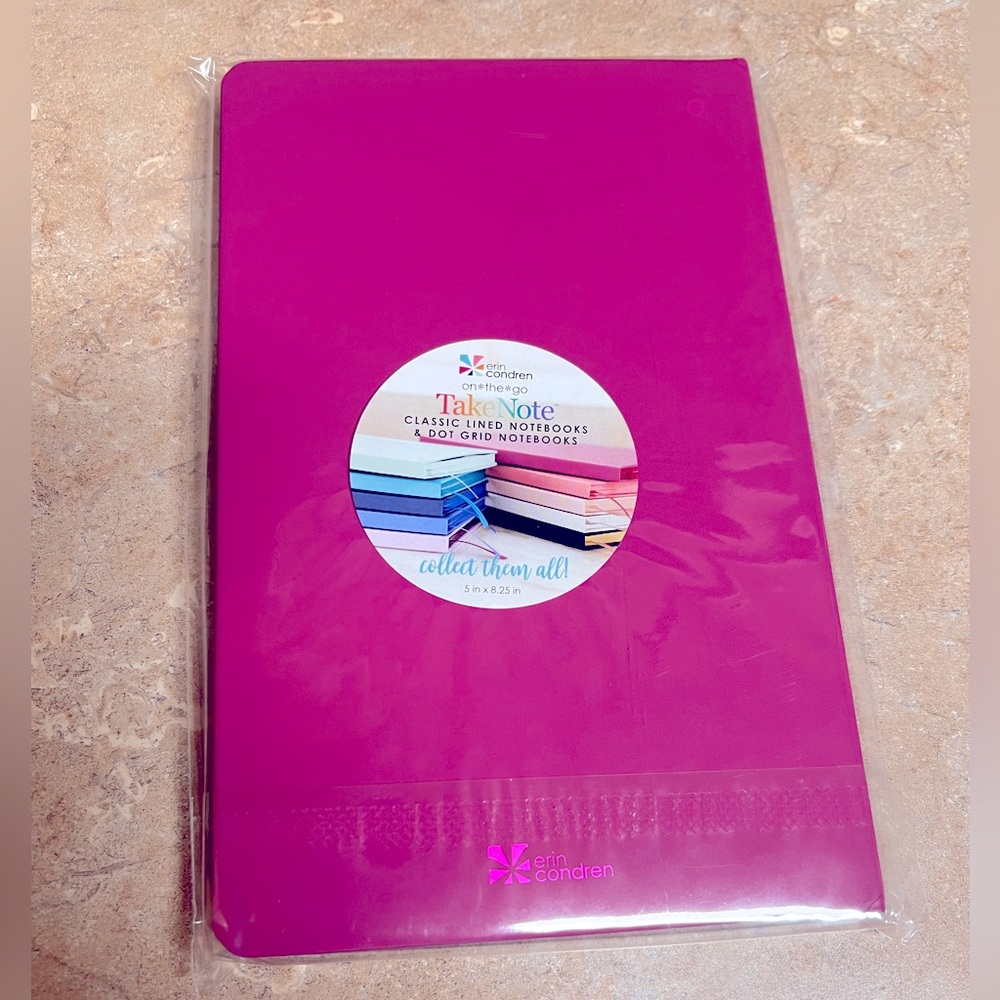 Erin Condren Take Note Journal Notebook NWT